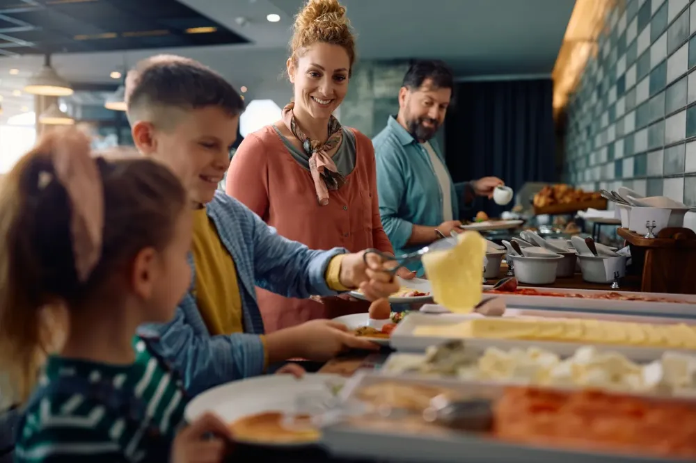 Buffet asiatique en famille à Bourg-en-Bresse